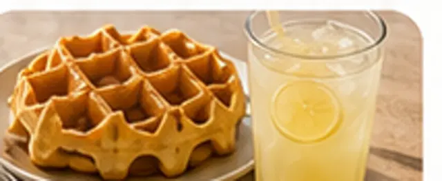 Trip photo: Waffles, lemonade, and a very serious sauce ranking.